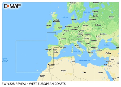 [M-EW-Y228-MS] [C-MAP] REVEAL-WEST EUROPEAN COASTS